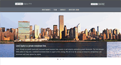 Desktop Screenshot of levelequity.com